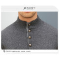 Suéter de cachemira de los hombres del cuello del polo / suéter de la Navidad que hace punto patrones